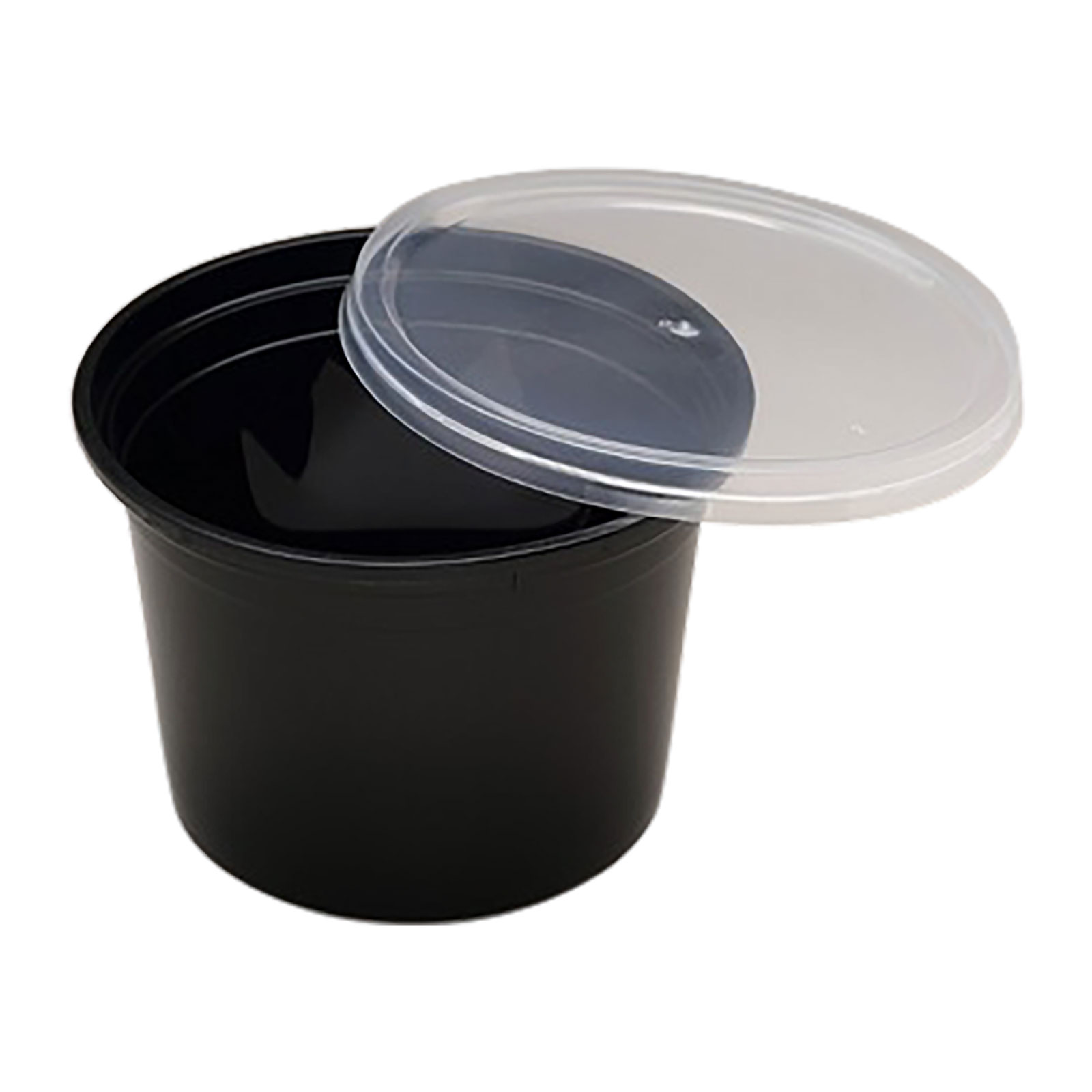 Restaurant Disposable Plastic Black Container — Supplify